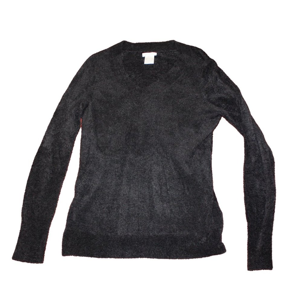 Worthington Ladies L/S Sweater  Size Large  Black